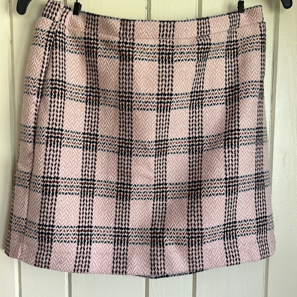 Flannel Mini skirt